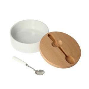 Cukernica z łyżeczką Bamboo 14,7 x 6 cm