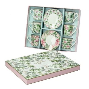 Zestaw filiżanek do espresso Wild Tropical 6 szt. 100ml