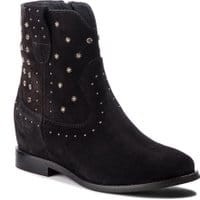 Botki KANNA - 18KI8841 Nat. Suede Negro