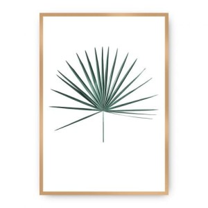 Plakat Tropical Leaf Emerald Green