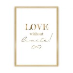 Obraz Love Gold