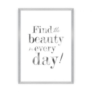 Obraz Beauty Silver