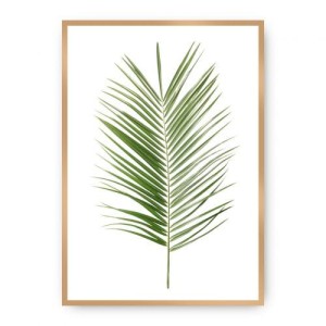 Plakat Palm Leaf Green
