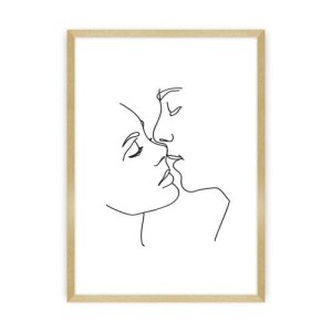 Plakat Kiss Line