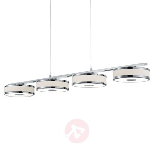 Lampa wisząca LED Agento, nikiel, 4-punktowa
