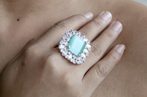 Baroque Crystal Ring