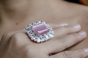 Baroque Crystal Ring