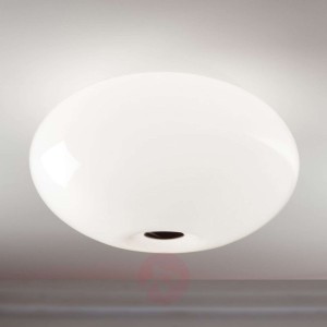 Piękna lampa sufitowa AIH 38 cm biała błyszcząca