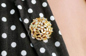 Marigold Brooch - Przepiękna Broszka