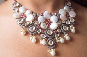Pearl Meadow Necklace   Earrings Set
