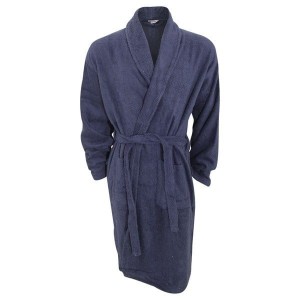 Mens Plain Cotton Towelling Robe/Dressin