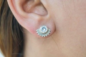 Shadow Silver Earrings