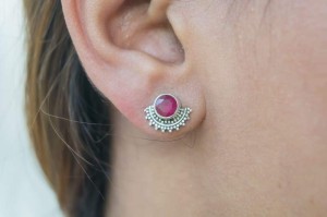 Shadow Silver Earrings