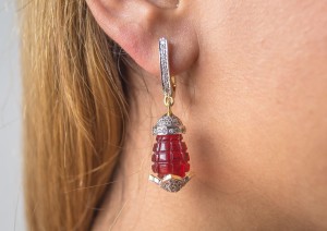 Small Berry Earrings