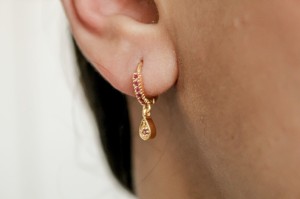 Thaipusam Earrings - Red
