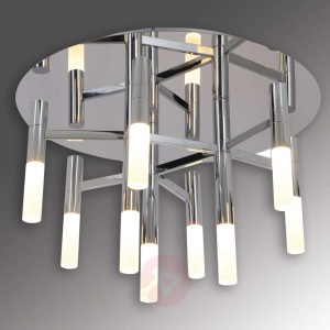 9-punktowa, ściemniana lampa sufitowa LED Irina