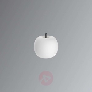 Okrągła designerska lampa stołowa LED Kushi, 16 cm