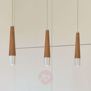 Ściemniana lampa wisząca LED Conico 3-punktowa