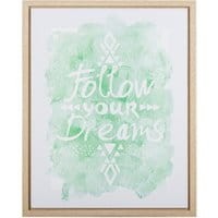 Obraz Follow Your Dreams 40x50 cm