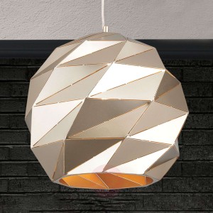 Lampa wisząca Origami Ø 42 cm złota