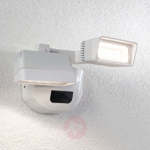 Zewn. lampa ścienna LED Nikoleta z czujn. 2-pkt.