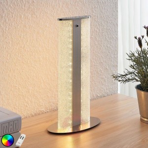 Lindby Sylke lampa stołowa LED ze zmianą barw RGB