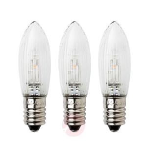Lampka zast. E10, 0,3W 24V, 3 szt. w opakowaniu