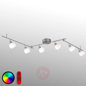 Lampa sufitowa LED RGB Lola-Lotta, ZS, 6-punktowa