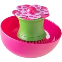 Szczotka do naczyń z podstawką Lola Flor Pink