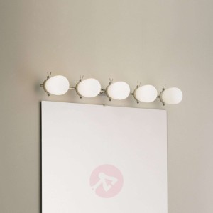 Piękna łazienkowa lampa ścienna BANO, 5-pkt.