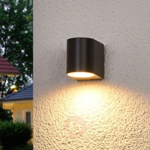 Grafitowa lampa zewnętrzna PALINA