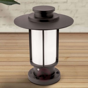 Lampa cokołowa Putri w kolorze ciemnobrązowym