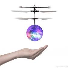 Zabawka Helikopter - świeciąca piłka - biały