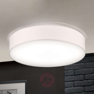 Lampa sufitowa Shade tekstylny klosz 80cm, biała