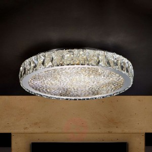 Lampa sufitowa LED Dana z kryształami Ø 39cm