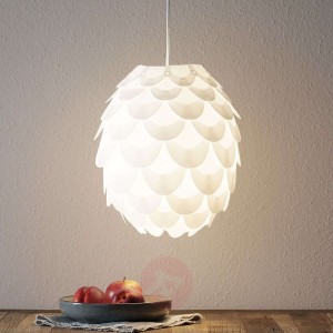 Lampa wisząca Marees, biała, Ø 30 cm