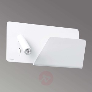 Nowoczesna lampa ścienna LED Suau z gniazdem USB