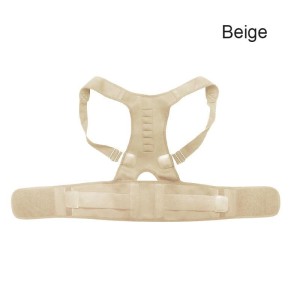 Korektor pleców - klatki piersiowej - XL - beżowy   