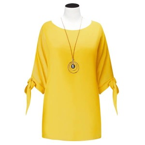 Joe Browns Flowing Top With Necklace