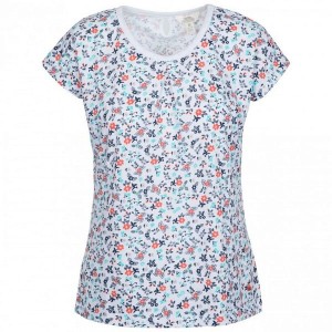 Trespass Womens Charlene Floral Cap Sleeved T Shirt