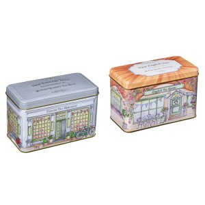 New English Teas Vintage Village Bundle - 40 x Breakfast Teabags Tin and 40 x Afternoon Teabags Tin