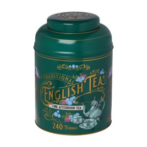 New English Teas Vintage Victorian 240 English Afternoon Teabag Tin