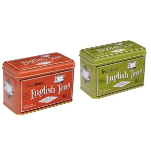 New English Teas Vintage Bundle - 40 x Breakfast Teabags Tin + 40 x Afternoon Teabags Tin