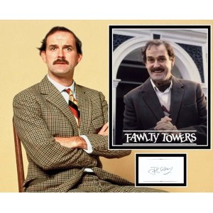Fawlty Towers John Cleese Mounted Photo Montage and Personal Signature