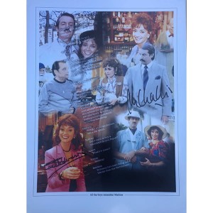 Only Fools and Horses Boycie and Marlene Photo Montage Personally Signed by Both