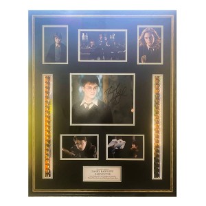 Daniel Radcliffe Harry Potter signed Filmcell Montage