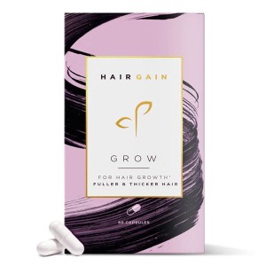 Hair Gain Grow for Hair Growth Fuller & Thicker Hair 60 Caps (30 Day Supply)