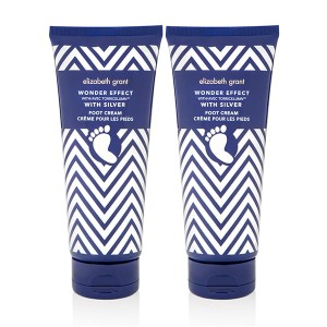 Elizabeth Grant Wonder Effect Foot Cream with Silver 200ml (Twin Pack)