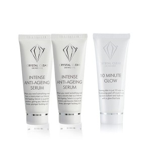 Crystal Clear Intense Anti-Age Serum Duo 25ml with Bonus 10 Min Glow Peel Off Mask 25ml