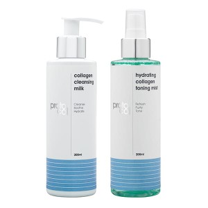 Proto-col Collagen Cleansing Milk 200ml and Toning Mist 200ml